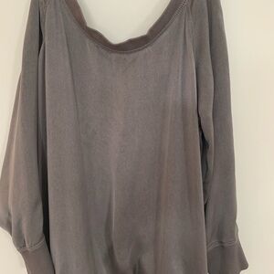 DKNY Charcoal Long Sleeve Top